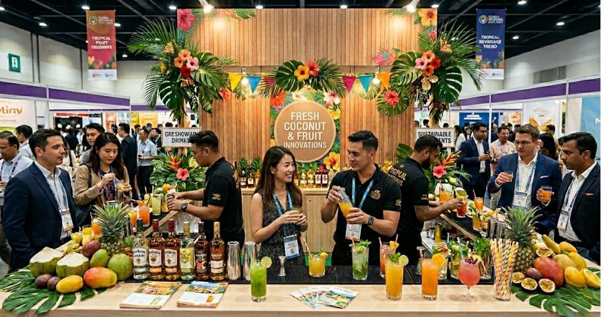 Tropical Beverage Trends at Trade Events