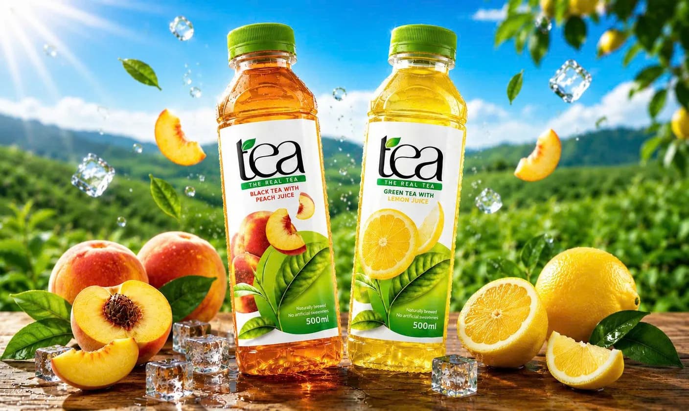 Peach and Lemon Tea in Retail