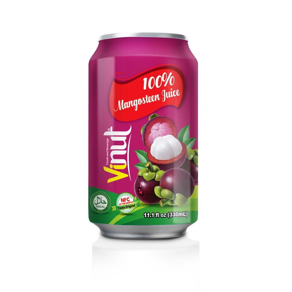 VINUT 100% Mangosteen Juice, 11.1 fl oz (330 mL) Can