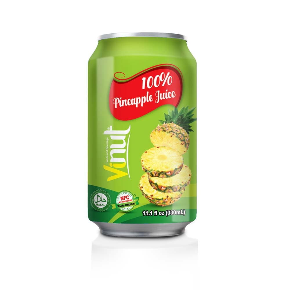 VINUT 100% Ananassaft 11.1 fl oz (330 mL) Dose