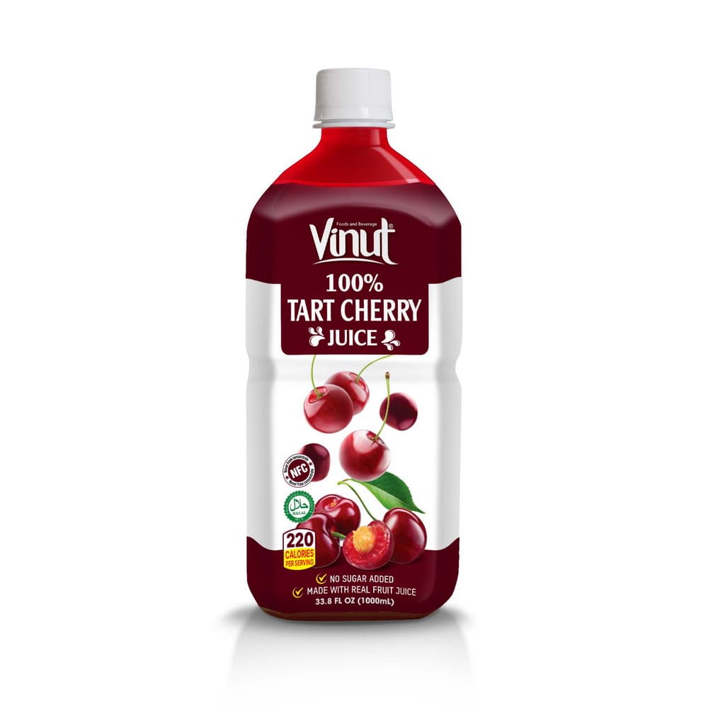 VINUT 100 % Sauerkirschsaft, nicht aus Konzentrat, ohne Zuckerzusatz, 33.8 fl oz 1000 mL