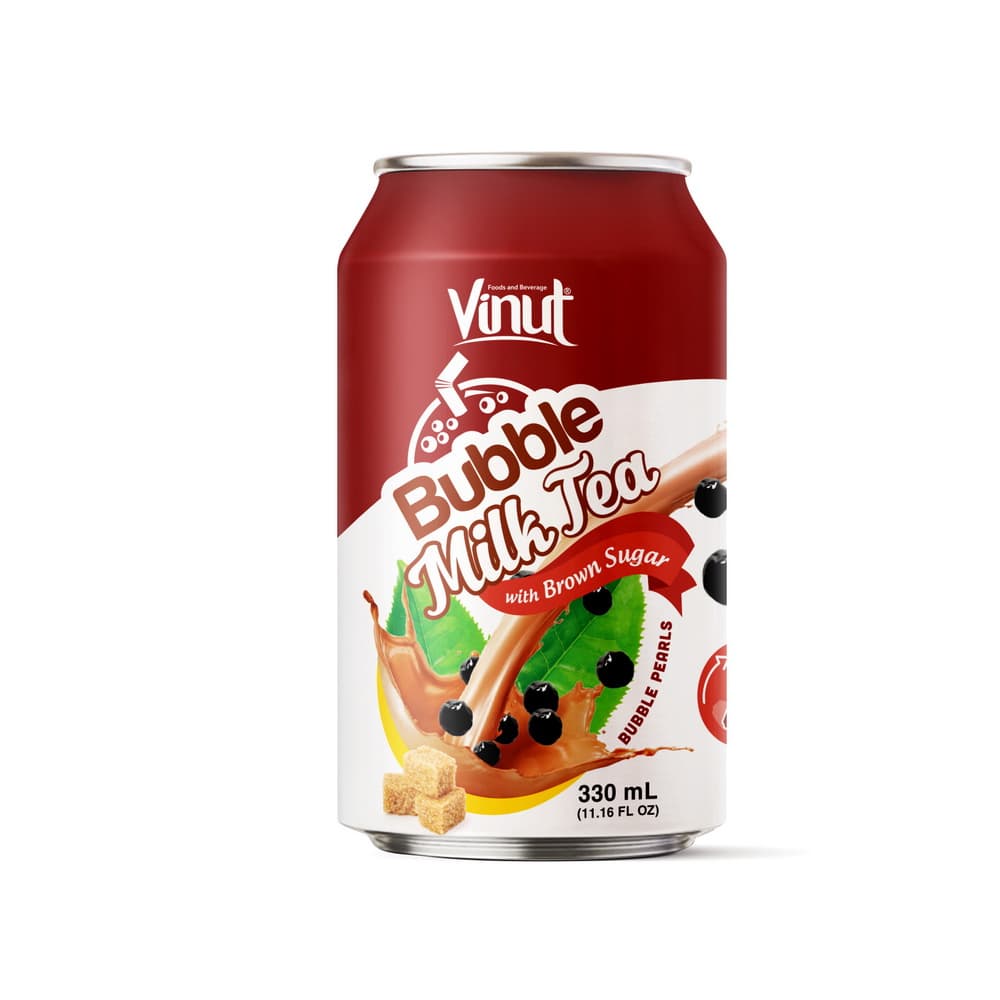 Vinut Bubble Milk Tea with Brown Sugar, Can, 11.16 fl oz 330 mL