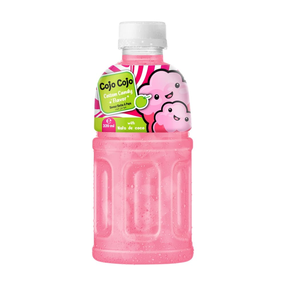 Vinut Cotton Candy Flavor, With Nata De Coco, PET Bottle, (320 mL)